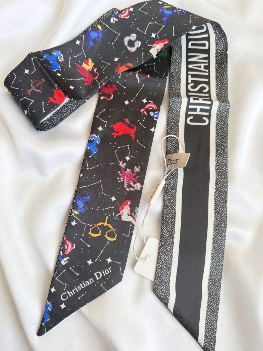 Dior mitzah scarf 100% silk new with tag AMAZING